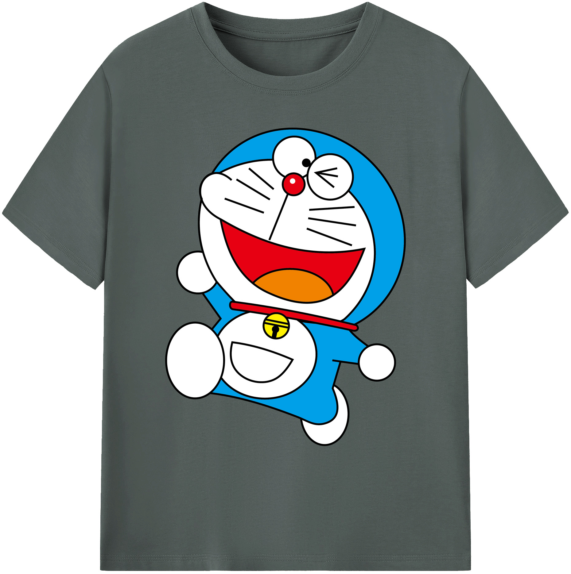 （画像用） ドラえもん Doraemon 綿100％ メンズ半袖Tシャツ｜肌触りやわらか＆通気性